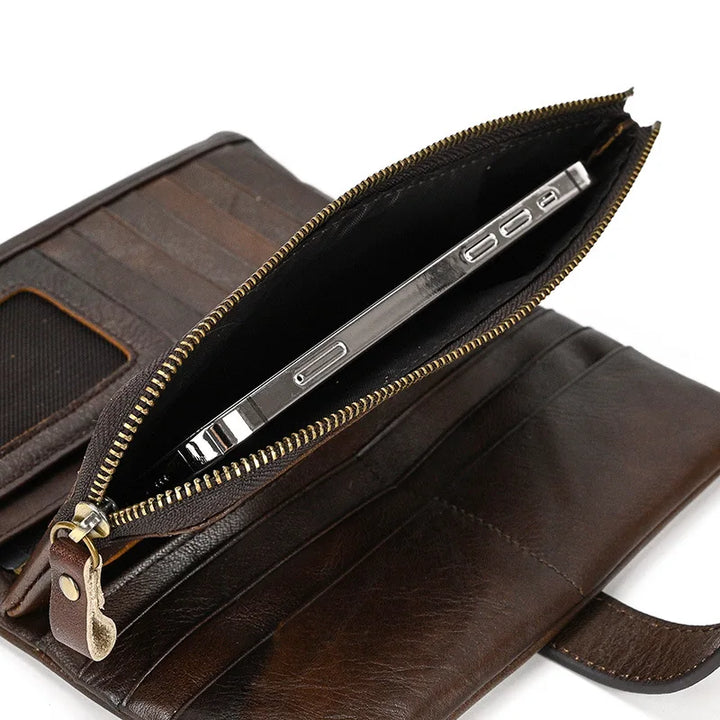 Hunter | Vintage Echtleder Reisetasche mit RFID-Schutz
