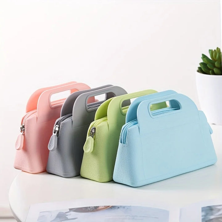 Greta | Strapazierfähige Silikon-Kosmetiktasche
