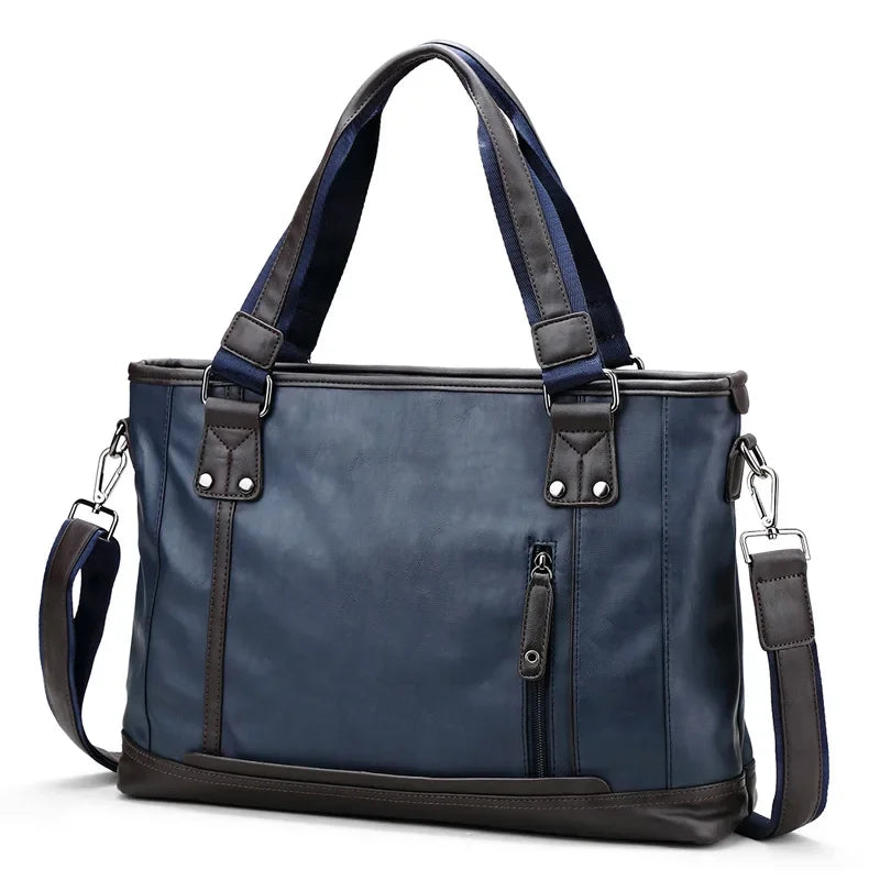 Jack | Stilvolle Herren PU-Leder Reise Crossbody Messenger Tasche