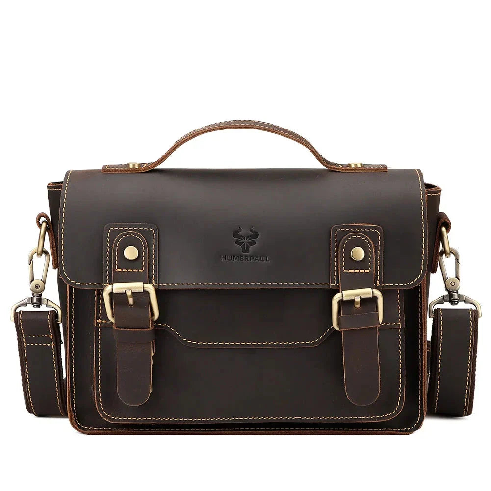 William | Vintage Crazy Horse Leder Crossbody Handtasche