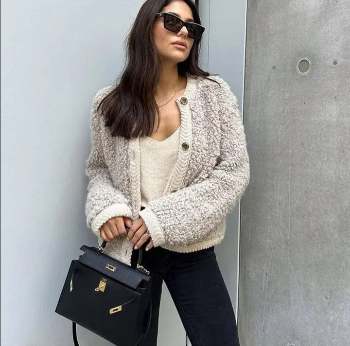 Alma | Bequeme und Stilvolle Damen Teddy Weste für den Winter