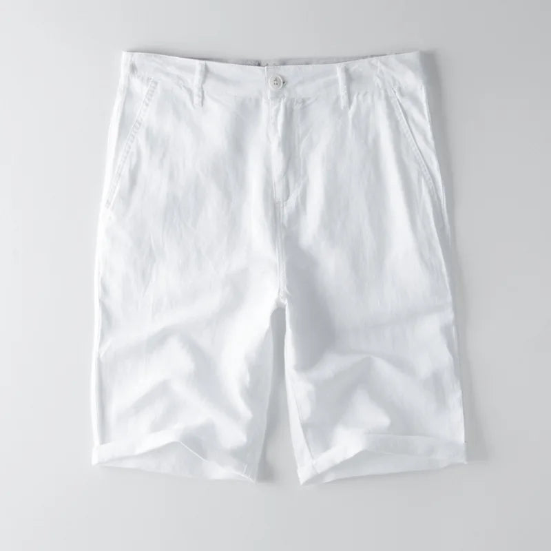  Herren -Gelegenheitsshorts - Wattestäbchenmischung - entspannte Passform - Knielänge mit Taschen-4