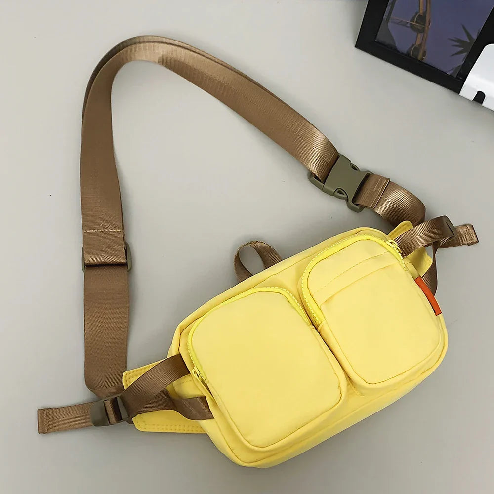Ruby | Lässige Wasserabweisende Nylon Hüfttasche Crossbody