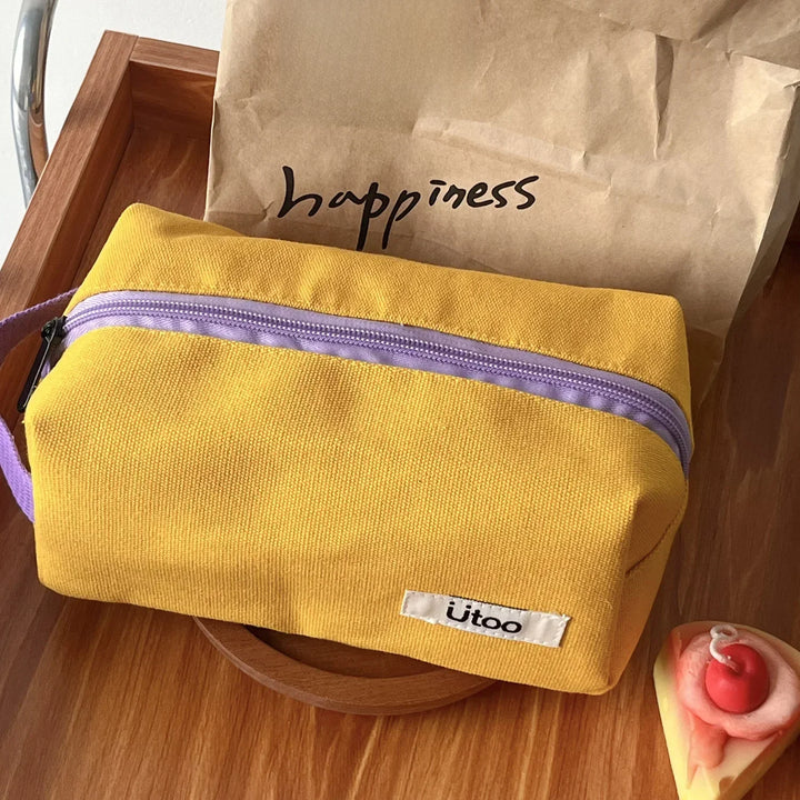 Marleigh | Canvas Kosmetik-Make-up Tasche