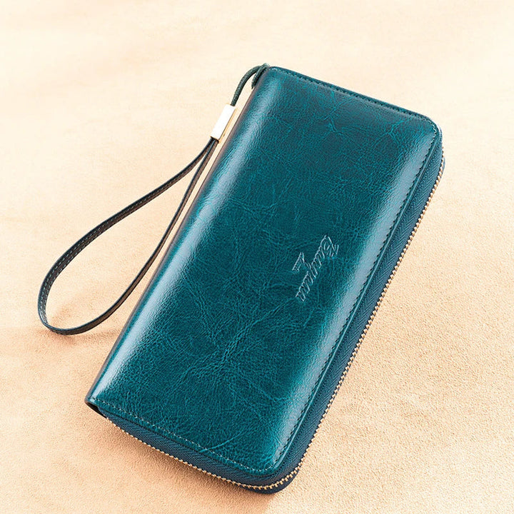 Naya | RFID Leder Telefon Tasche Clutch Reisebrieftasche