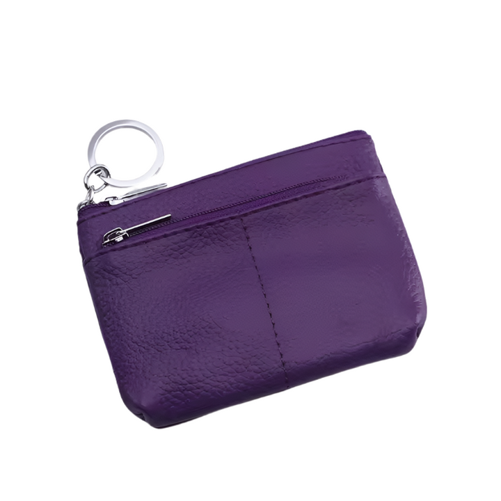 Arely | Kompakte Reisetasche aus echtem Leder mit Schlüsselhalter