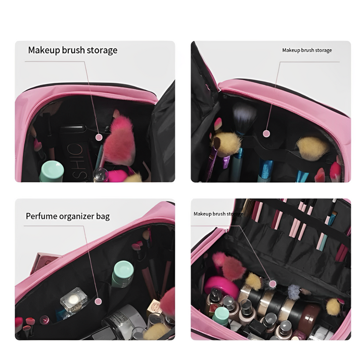 Winona | Professionelle Kosmetiktasche mit großem Fassungsvermögen für Reisen