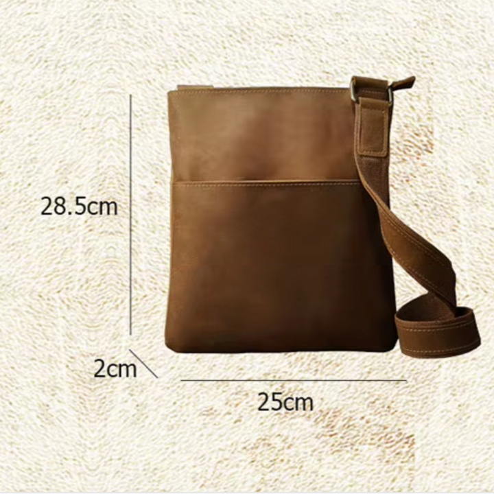 Jasper | Vintage Leder Crossbody Sling Reisetasche