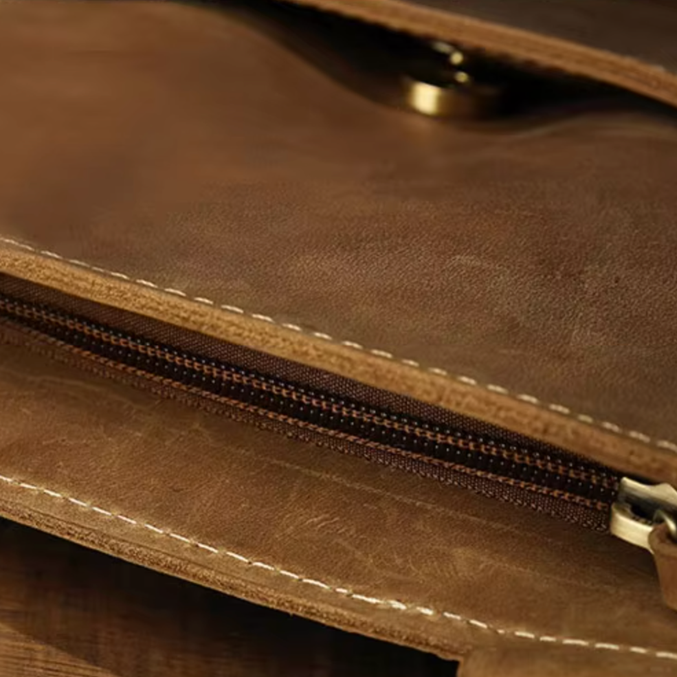 Jasper | Vintage Leder Crossbody Sling Reisetasche