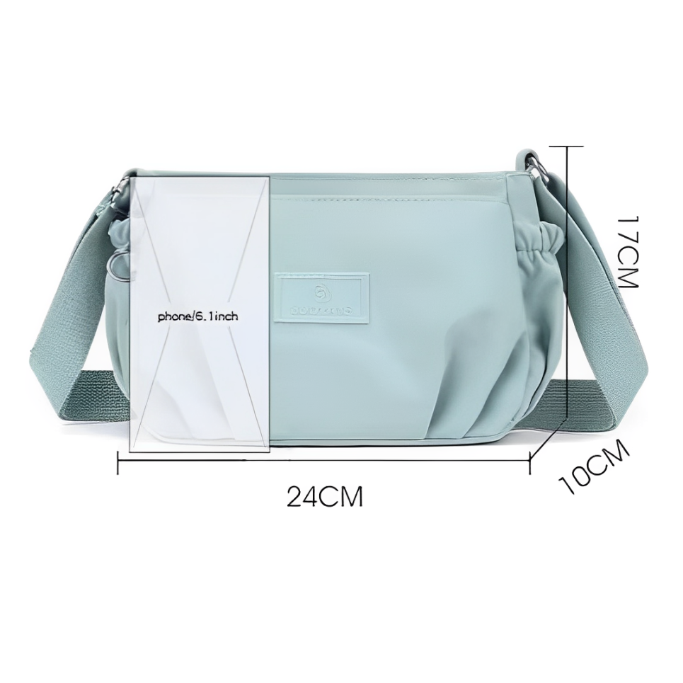 Isla | Nylon Mehrfach-Taschen Umhängetasche