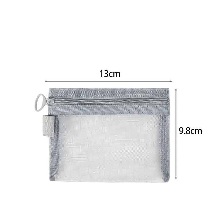 Keily | 3-teiliges Nylon-Mesh Kosmetik- und Toilettenbeutel-Set