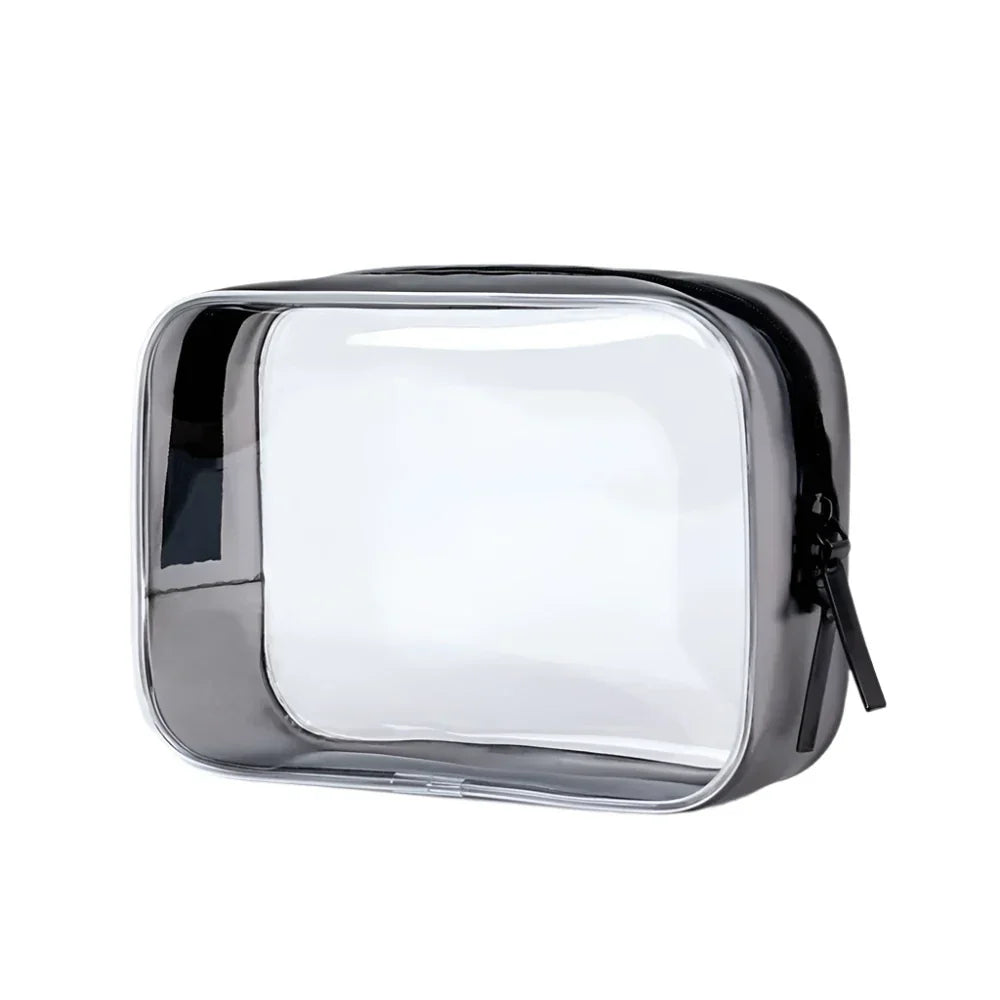 Samantha | Kompakte und tragbare transparente Make-up-Tasche