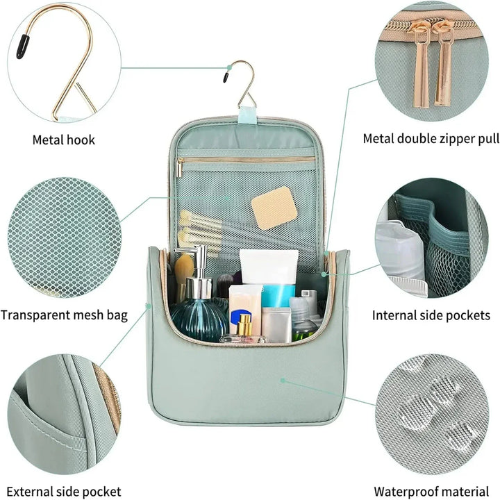Ysabella | Geräumige und vielseitige Kosmetik-Reisetasche mit mehreren Fächern