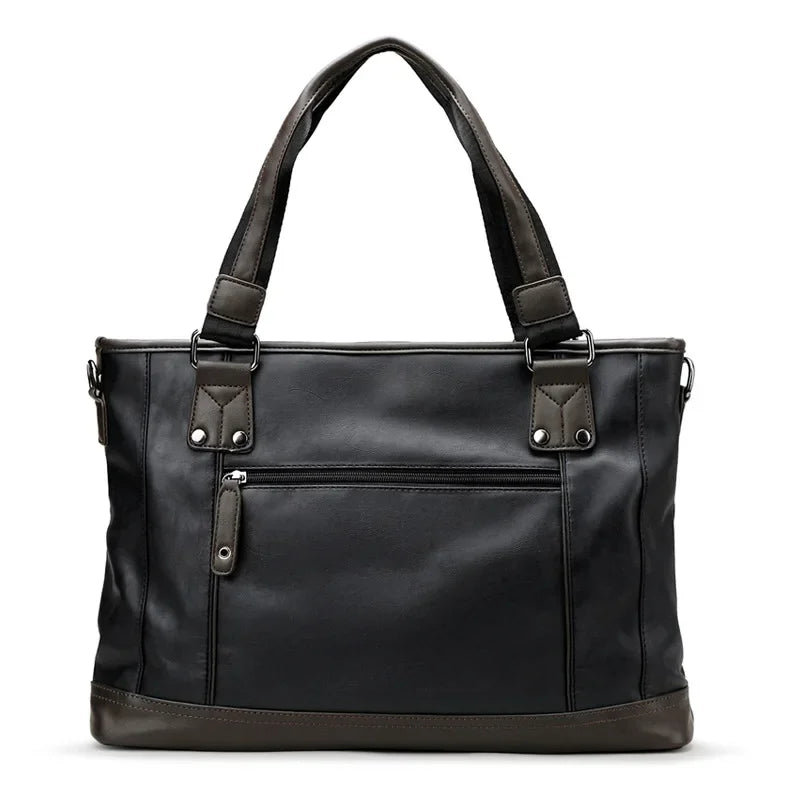 Jack | Stilvolle Herren PU-Leder Reise Crossbody Messenger Tasche