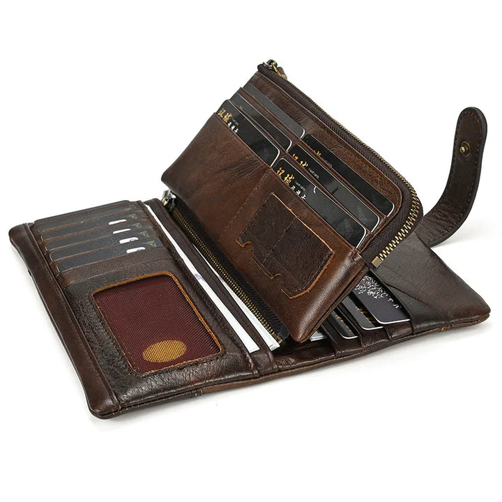 Hunter | Vintage Echtleder Reisetasche mit RFID-Schutz