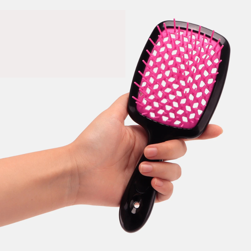 Seidenbrush - Hohlausluftkissenkamm für lockiges Haar und Styling 7