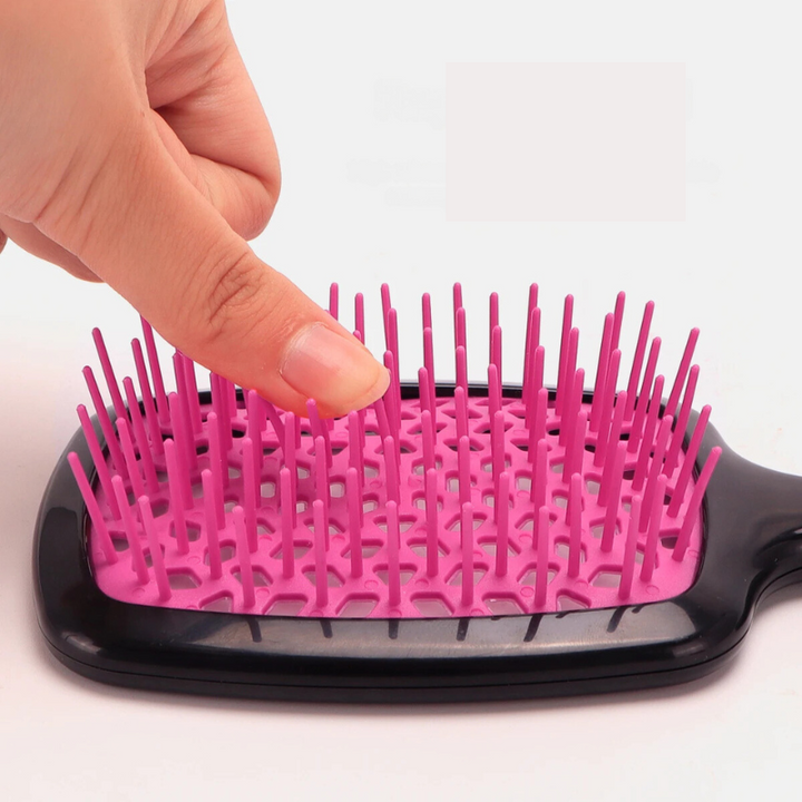 Seidenbrush - Hohlausluftkissenkamm für lockiges Haar und Styling 8