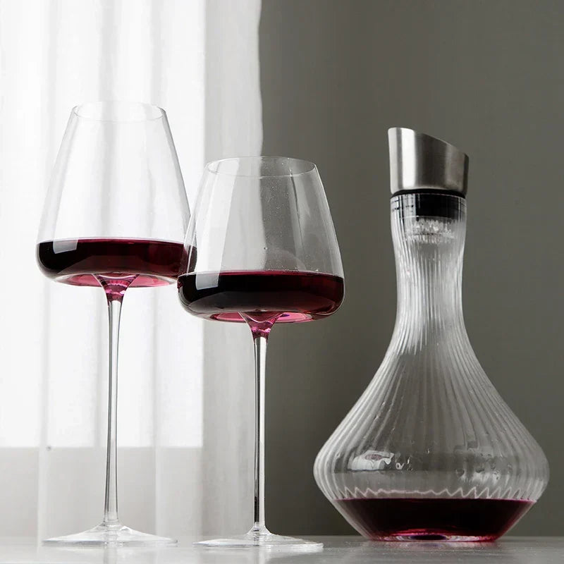 Sets von 2, 4 & 6 handgefertigten Kristall-Wein- und Champagnergläsern - 4 Größen 1