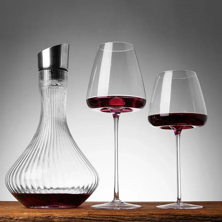 Sets von 2, 4 & 6 handgefertigten Kristall-Wein- und Champagnergläsern - 4 Größen 2
