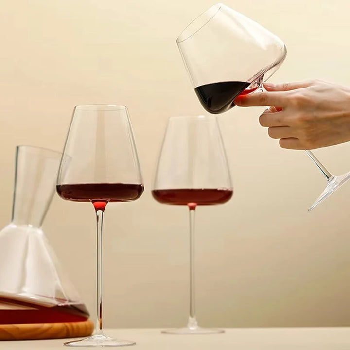 Sets von 2, 4 & 6 handgefertigten Kristall-Wein- und Champagnergläsern - 4 Größen 7