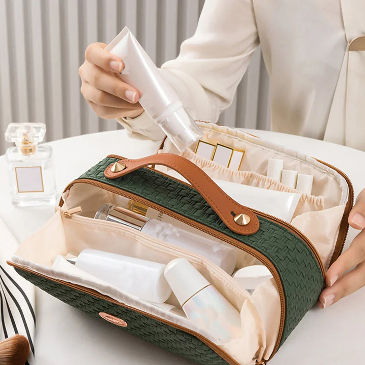 Jemma | Große wasserdichte Kosmetik-Make-up-Reisetasche