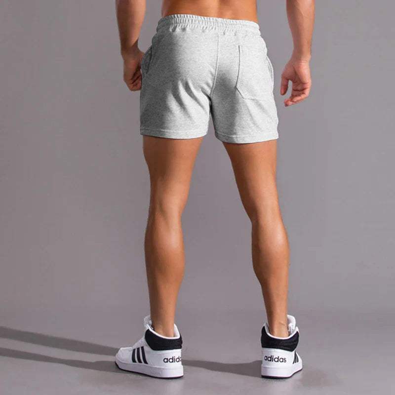  Gelegenheitsshorts von Männern - Elastischer Bund - atmungsaktive Baumwolle - Verstellbare Passform - Seitentaschen-2