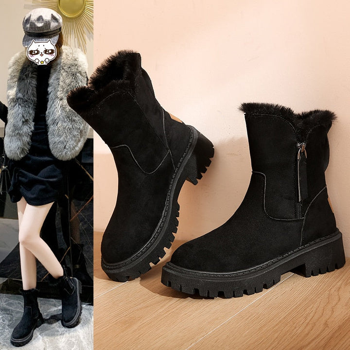 ShaBoots I Warm gefütterte Damenstiefel 5