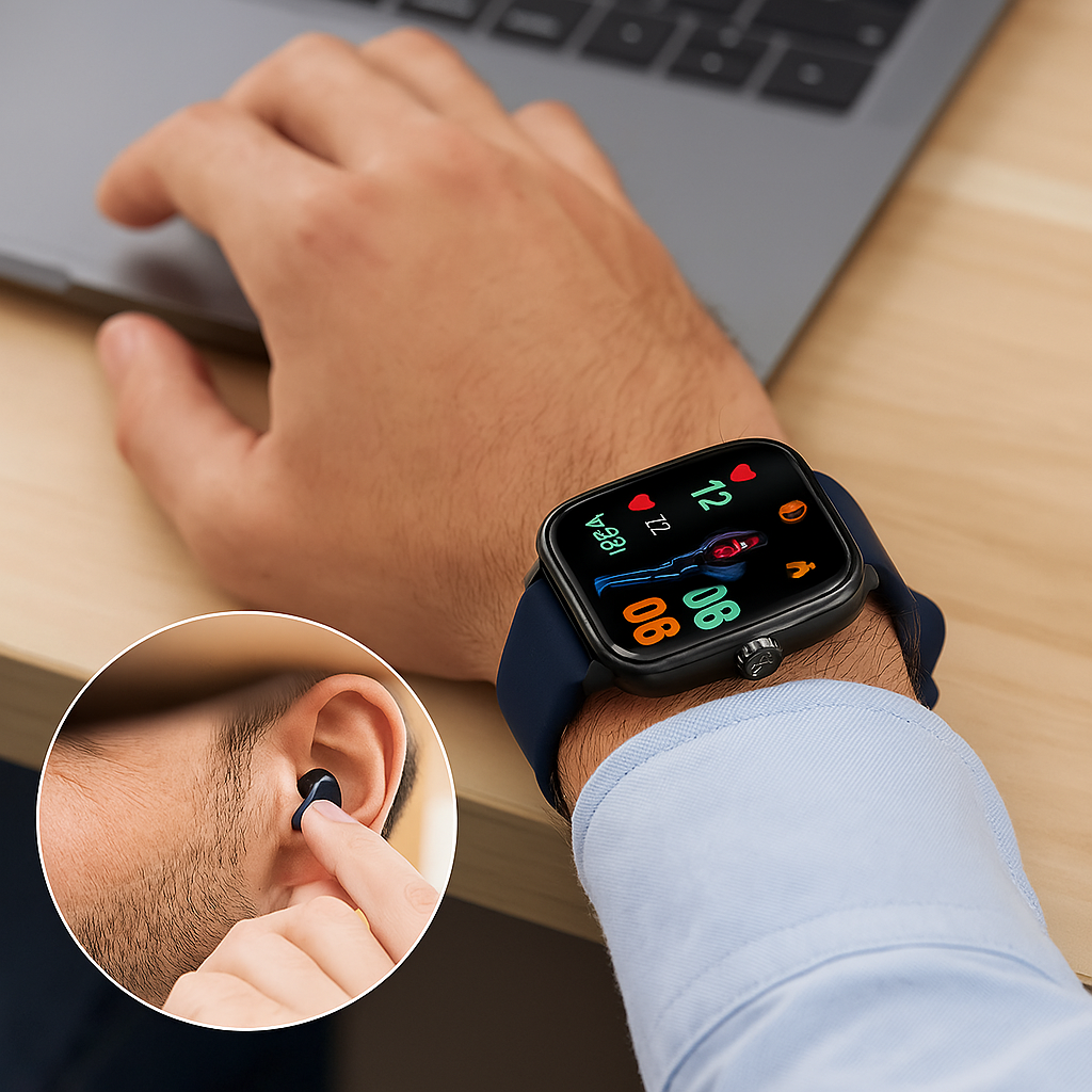 Smartwatch für Gesundheit & Fitness – EKG, Blutdruck, Herzfrequenzmessung – iOS & Android kompatibel 2