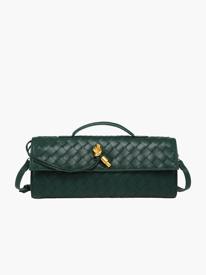 Kyrie | Stilvolle Geflochtene Damen Handtasche mit Einzigartigem Verschluss