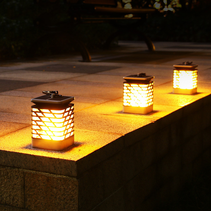 Solar-LED-Gartenlaterne 0