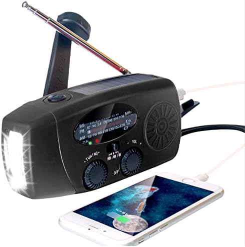 SolarWave | Multifunktionales Kurbelradio mit LED-Taschenlampe 1