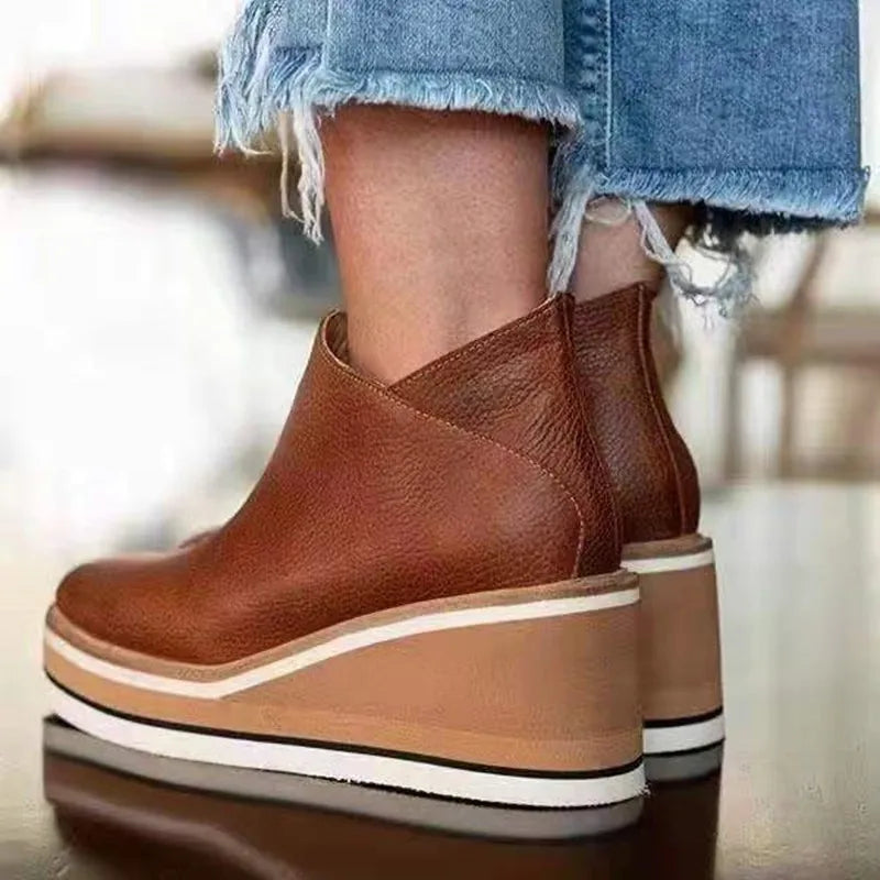 Stiefel Damen – Elegante Wasserdichte Winter Stiefel für Stil und Komfort in Herbst und Winter 4