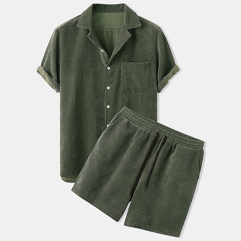 Stylisches Herren Set – Modisches Oberteil und Hose für Komfort und Vielseitigkeit, Ideal für Lässige und Elegante Looks 1