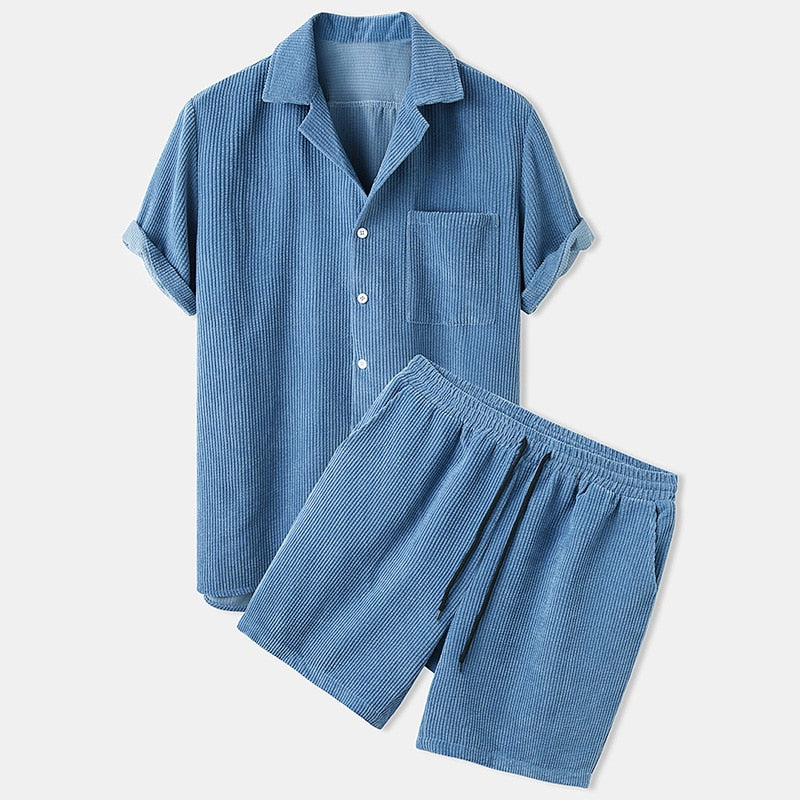 Stylisches Herren Set – Modisches Oberteil und Hose für Komfort und Vielseitigkeit, Ideal für Lässige und Elegante Looks 2