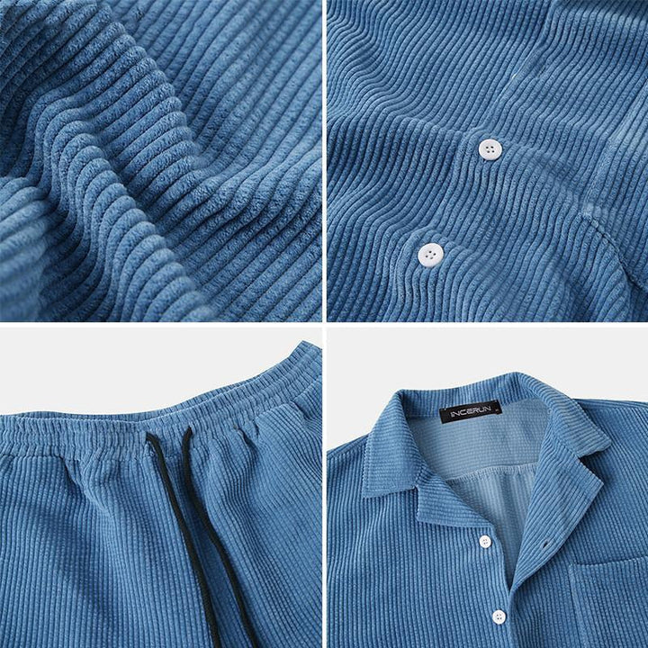 Stylisches Herren Set – Modisches Oberteil und Hose für Komfort und Vielseitigkeit, Ideal für Lässige und Elegante Looks 4