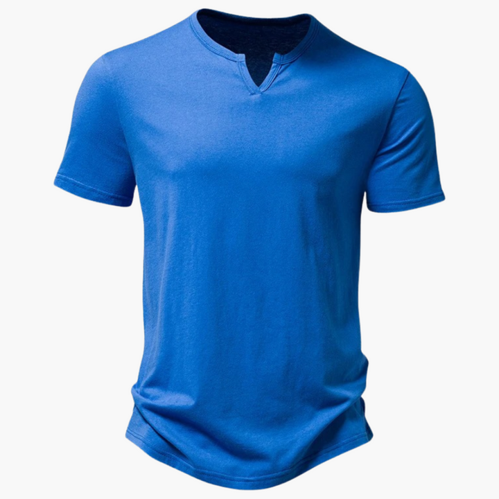 Stylisches Kurzarm-Hemd Herren – Bequemes Henley-Shirt für Sommer, Lässiger Look, Ideal für Freizeit und Urlaub 2