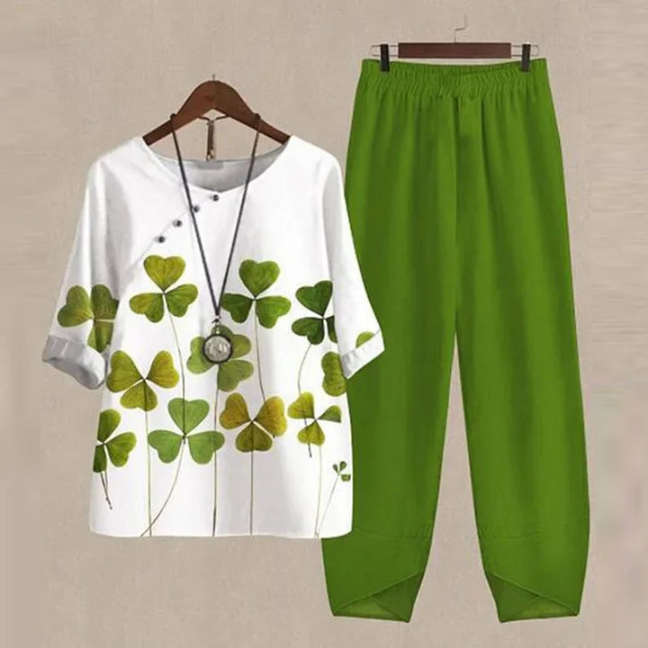 Laila | Zeitgemäßes Top und Hose Set - Müheloser Stil & Passform