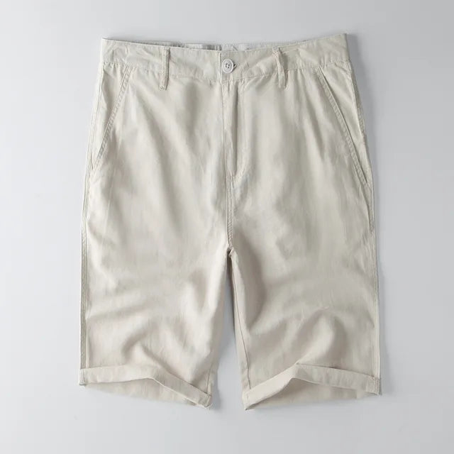  Herren -Gelegenheitsshorts - Wattestäbchenmischung - entspannte Passform - Knielänge mit Taschen-5