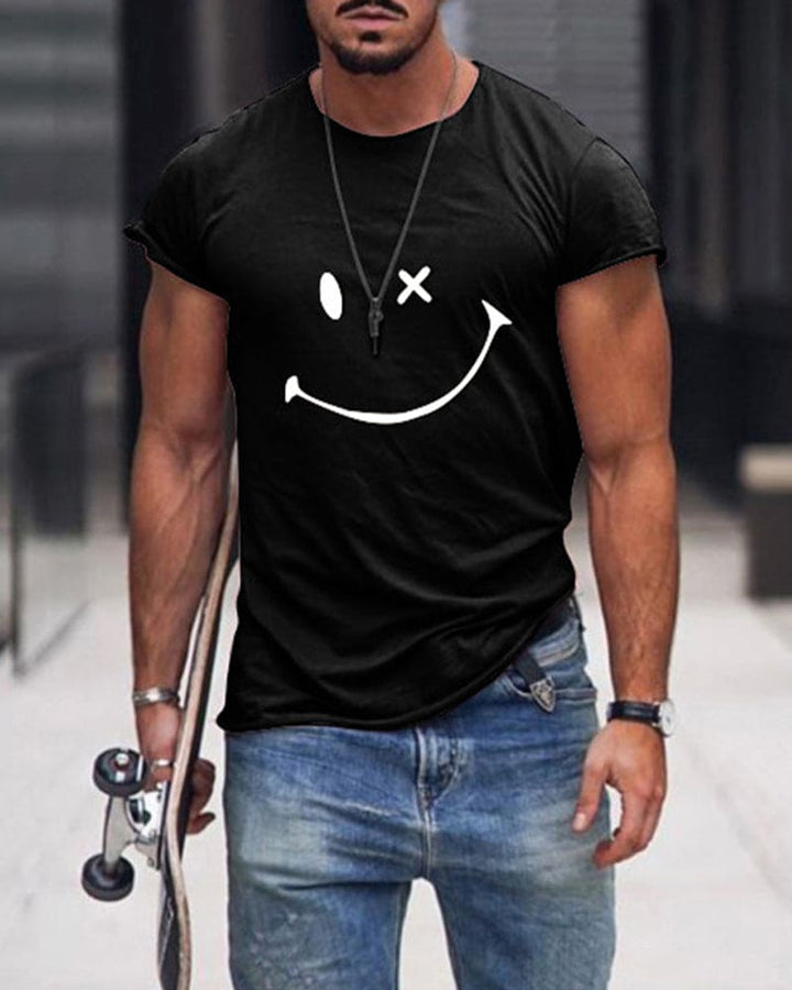 T Shirts Männer Kurzarm Rundhalsausschnitt – Bequem Und Lässig Für Den Sommer 3