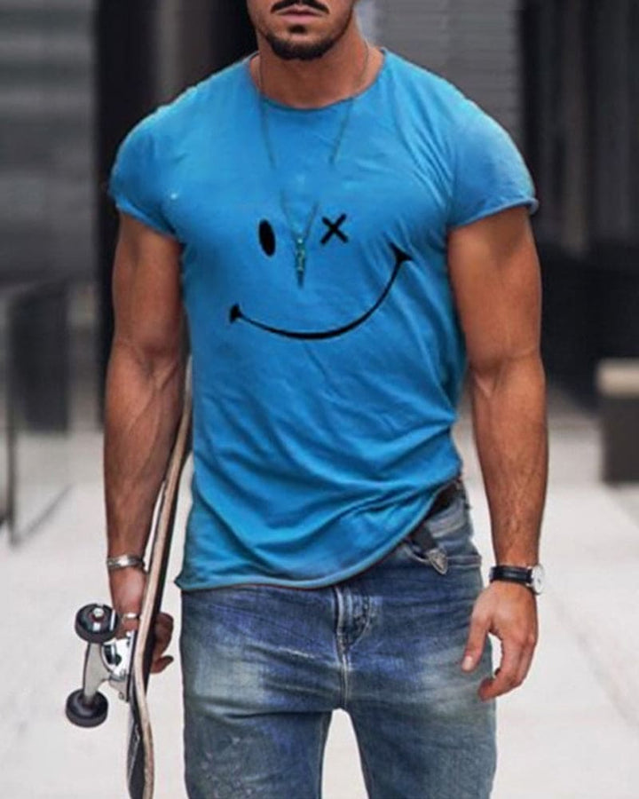 T Shirts Männer Kurzarm Rundhalsausschnitt – Bequem Und Lässig Für Den Sommer 4