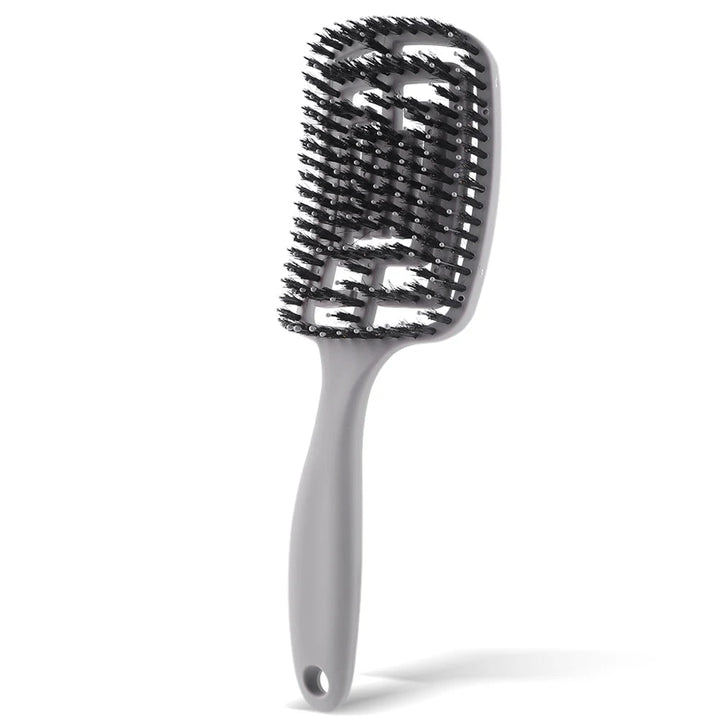 TangleFree - Nylon Borders Detangler Pinsel für gekrümmtes Styling 1