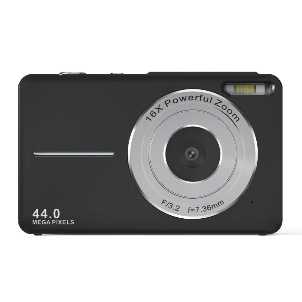 Tragbare Digitalkamera 1080P 44MP mit 16-fachem Zoom – Kompakte Vlogging-Kamera mit LCD-Bildschirm, wiederaufladbar, perfekt für Teenager und Studenten 4