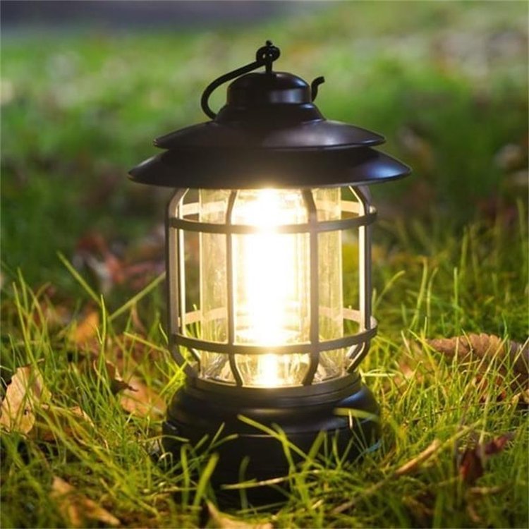 Tragbare Retro-Campinglampe 5