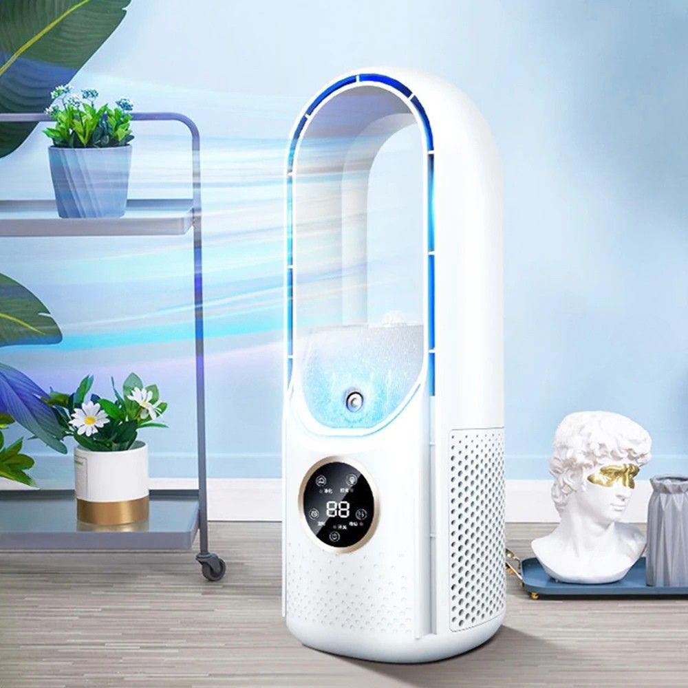 Tragbare, blattlose Klimaanlage mit LED-Anzeige 0