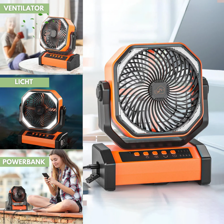 Tragbarer Campingplatz -Mini -Fan 6