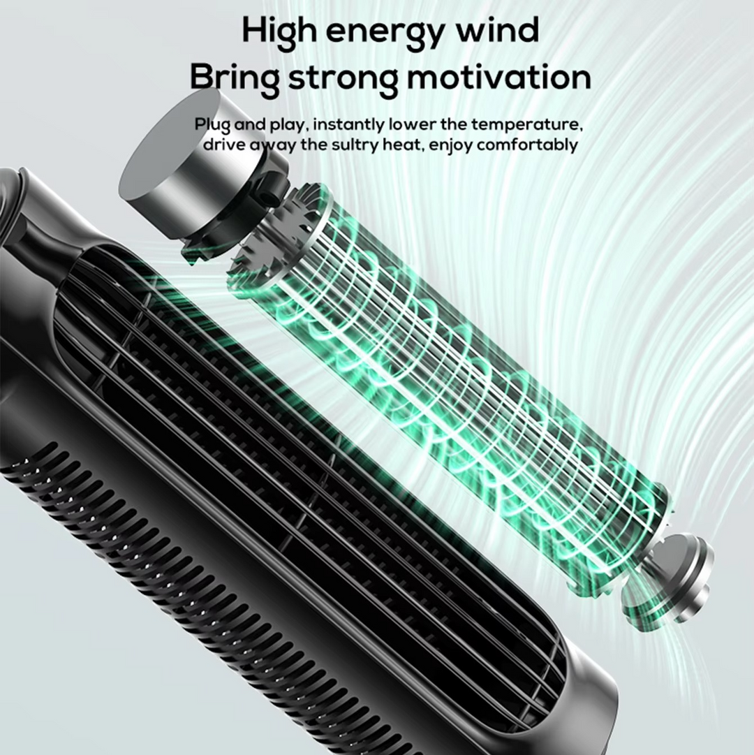 Tragbarer USB-Autositzventilator mit verstellbarem Kopfstützengurt 5