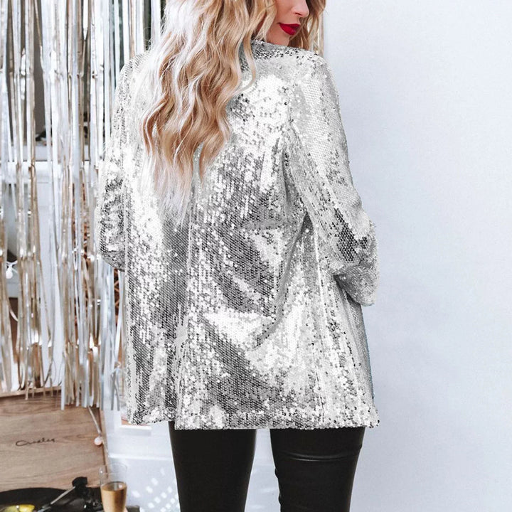 Trendiger Pailletten Blazer - Olivia 2