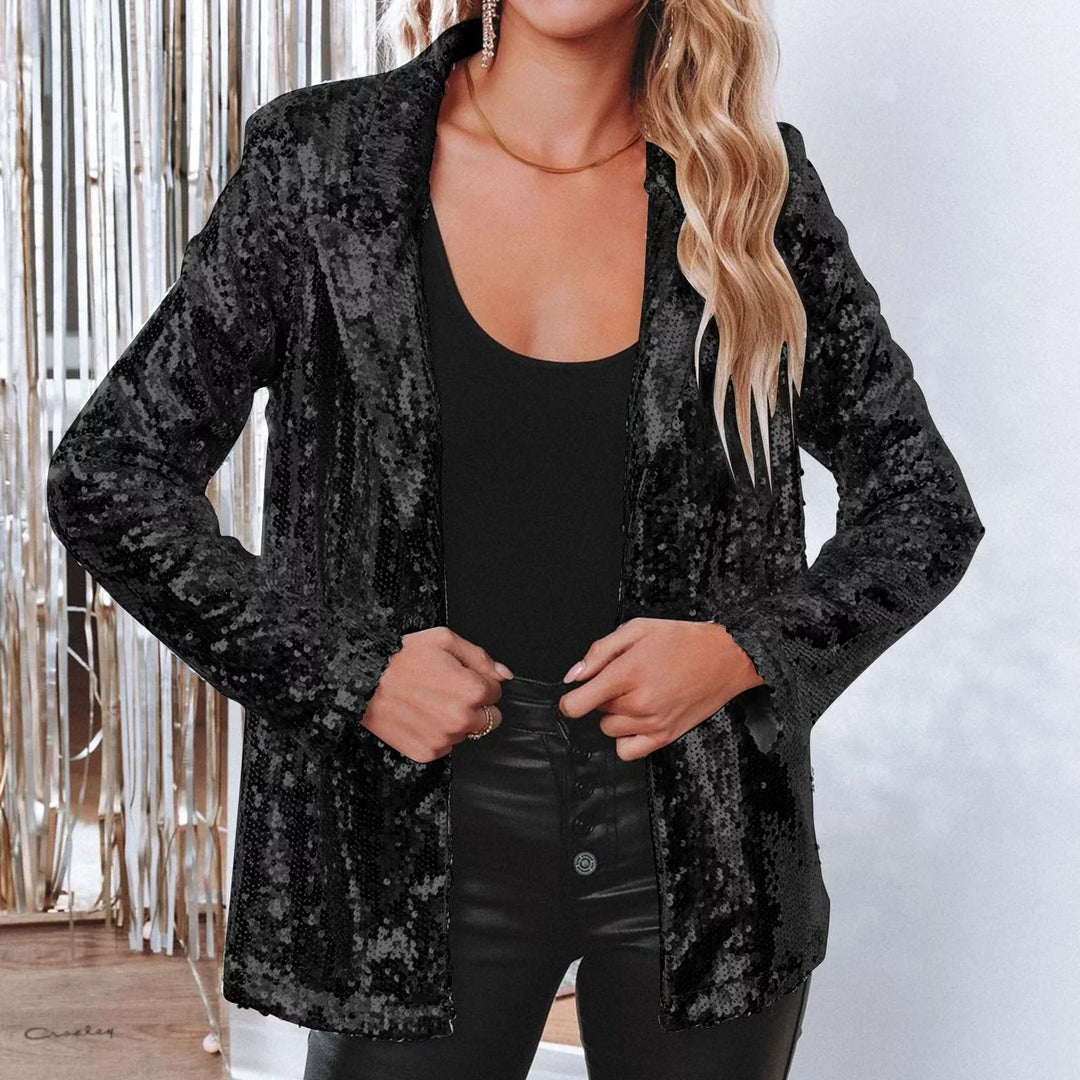 Trendiger Pailletten Blazer - Olivia 3