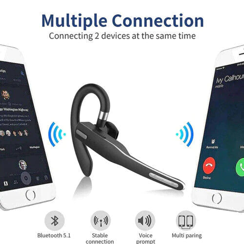Trucker Dual Mic Wireless Bluetooth 5.1 Rauschunterdrückungs -Headset/Ohrhörer 1
