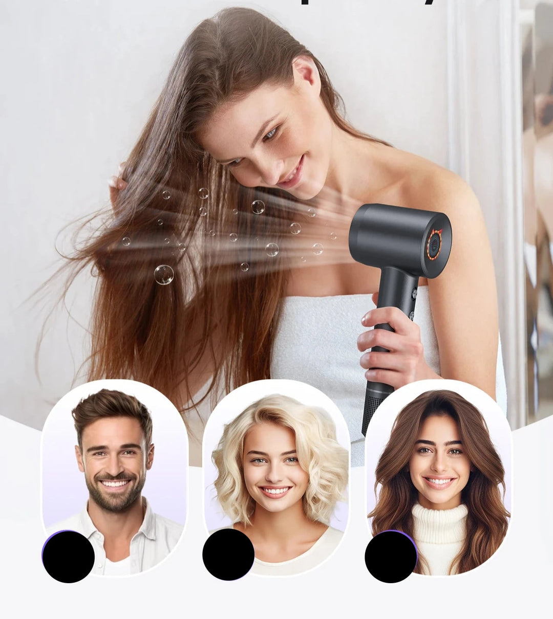 Turbodry - Professioneller Ionengeschwindigkeit Haartrockner 1